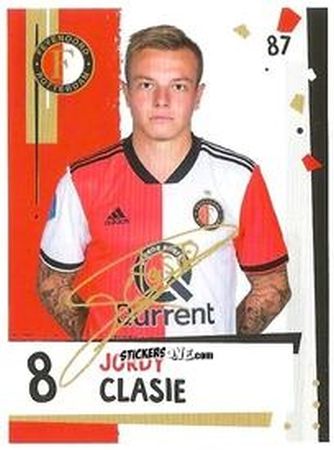 Cromo Jordy Clasie - Eredivisie Voetbal plaatjes 2019 n. 87 - Albert Heijn
