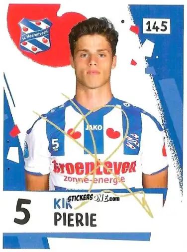 Cromo Kik Pierie - Eredivisie Voetbal plaatjes 2019 n. 145 - Albert Heijn
