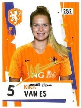 Figurina Kika van Es - Eredivisie Voetbal plaatjes 2019 n. 282 - Albert Heijn
