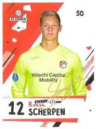 Cromo Kjell Scherpen - Eredivisie Voetbal plaatjes 2019 n. 50 - Albert Heijn
