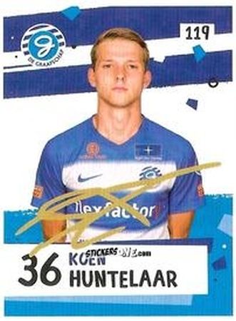 Sticker Koen Huntelaar - Eredivisie Voetbal plaatjes 2019 n. 119 - Albert Heijn
