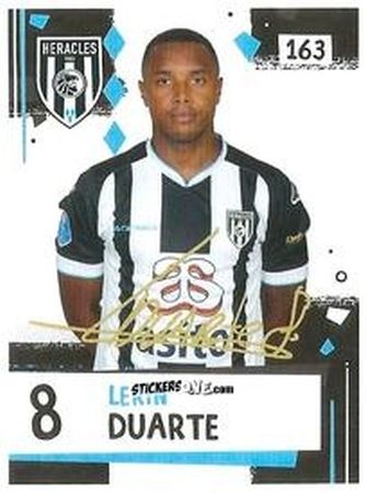 Sticker Lerin Duarte - Eredivisie Voetbal plaatjes 2019 n. 163 - Albert Heijn
