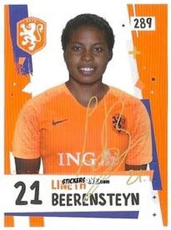 Sticker Lineth Beerensteyn - Eredivisie Voetbal plaatjes 2019 n. 289 - Albert Heijn
