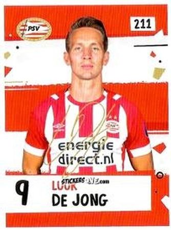 Figurina Luuk de Jong - Eredivisie Voetbal plaatjes 2019 n. 211 - Albert Heijn
