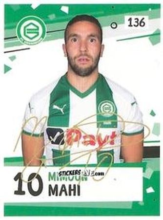 Figurina Mimoun Mahi - Eredivisie Voetbal plaatjes 2019 n. 136 - Albert Heijn

