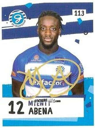 Sticker Myenty Abena - Eredivisie Voetbal plaatjes 2019 n. 113 - Albert Heijn
