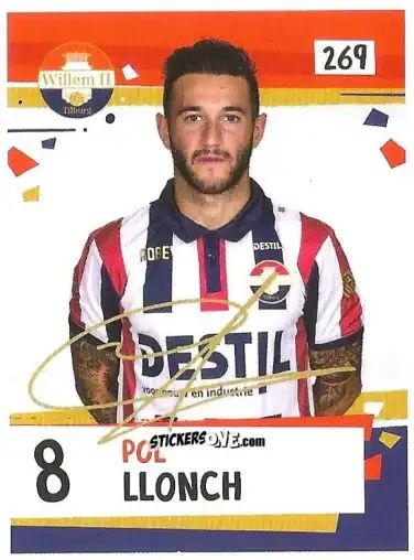 Figurina Pol Llonch - Eredivisie Voetbal plaatjes 2019 n. 269 - Albert Heijn
