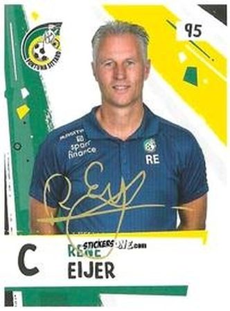Sticker René Eijer  - Eredivisie Voetbal plaatjes 2019 n. 95 - Albert Heijn
