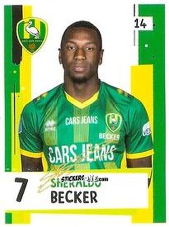 Sticker Sheraldo Becker - Eredivisie Voetbal plaatjes 2019 n. 14 - Albert Heijn
