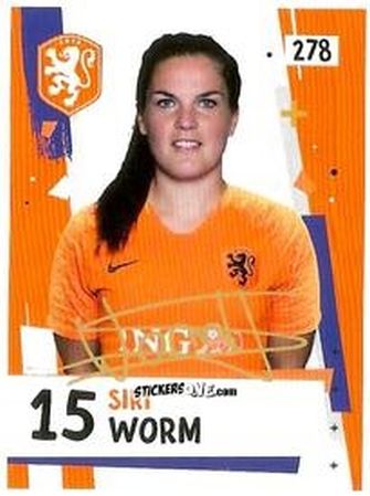 Figurina Siri Worm - Eredivisie Voetbal plaatjes 2019 n. 278 - Albert Heijn
