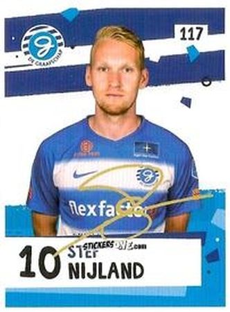Sticker Stef Nijland - Eredivisie Voetbal plaatjes 2019 n. 117 - Albert Heijn
