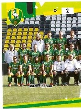 Sticker Team Photo - Eredivisie Voetbal plaatjes 2019 n. 2 - Albert Heijn
