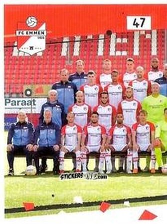 Sticker Team Photo - Eredivisie Voetbal plaatjes 2019 n. 47 - Albert Heijn
