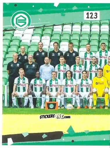Sticker Team Photo - Eredivisie Voetbal plaatjes 2019 n. 123 - Albert Heijn
