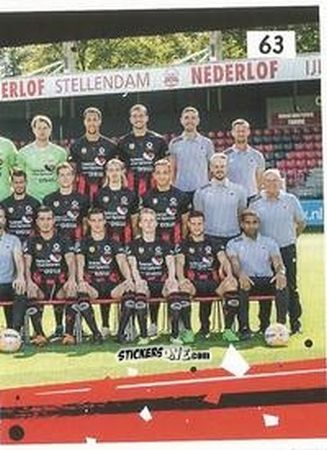 Sticker Team Photo - Eredivisie Voetbal plaatjes 2019 n. 63 - Albert Heijn

