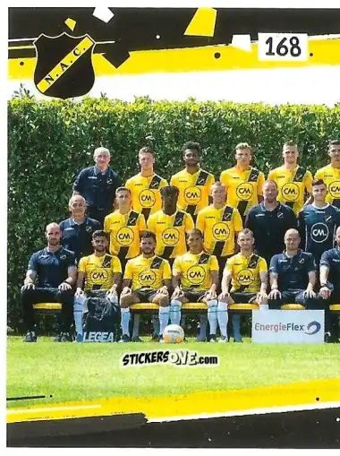 Sticker Team Photo - Eredivisie Voetbal plaatjes 2019 n. 168 - Albert Heijn
