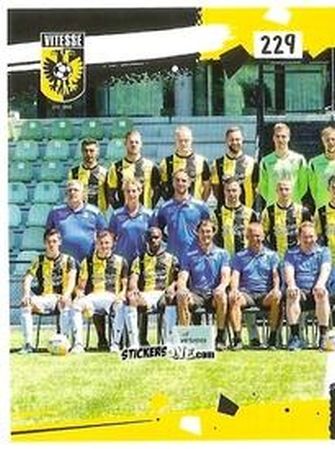 Sticker Team Photo - Eredivisie Voetbal plaatjes 2019 n. 229 - Albert Heijn

