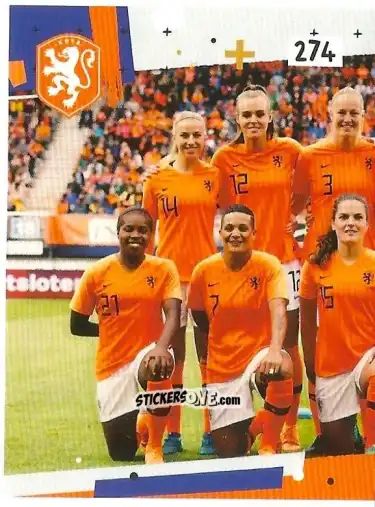 Cromo Team Photo Netherlands - Eredivisie Voetbal plaatjes 2019 n. 274 - Albert Heijn
