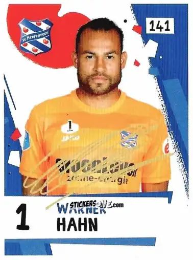 Sticker Warner Hahn - Eredivisie Voetbal plaatjes 2019 n. 141 - Albert Heijn
