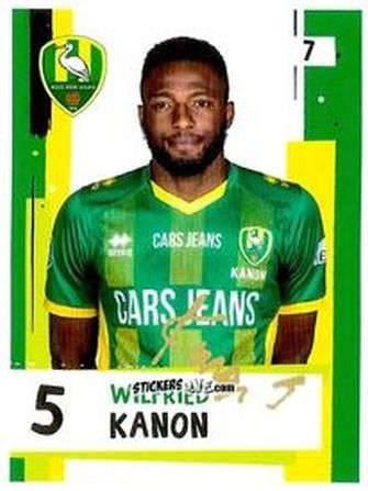 Sticker Wilfried Kanon - Eredivisie Voetbal plaatjes 2019 n. 7 - Albert Heijn
