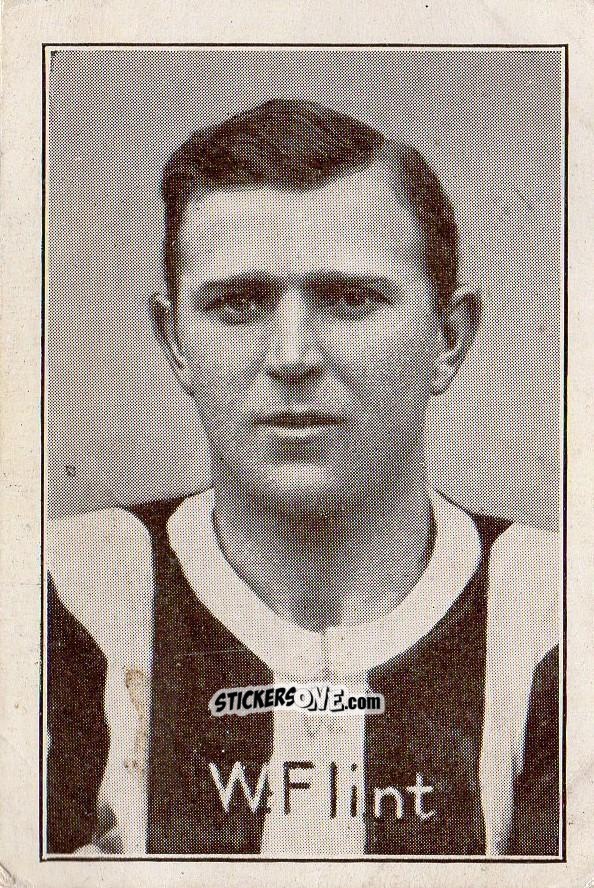 Cromo Billy Flint - English League(Div1) Footer Captains n. 9 - Amalgamated Press
