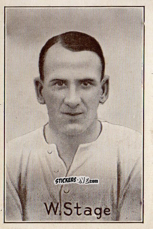 Sticker Billy Stage - English League(Div1) Footer Captains n. 16 - Amalgamated Press
