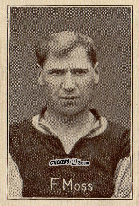 Figurina Frank Moss - English League(Div1) Footer Captains n. 7 - Amalgamated Press
