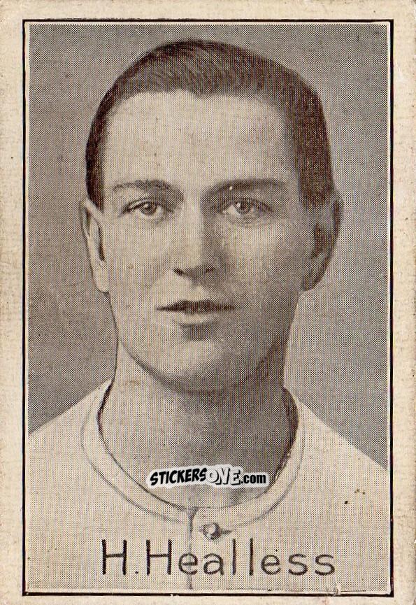 Figurina Harry Healless - English League(Div1) Footer Captains n. 17 - Amalgamated Press
