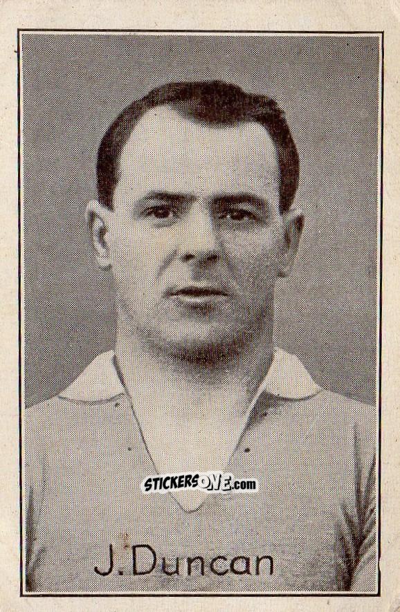 Figurina John Duncan - English League(Div1) Footer Captains n. 19 - Amalgamated Press
