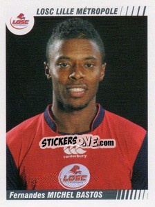 Figurina Fernandes Michel Bastos - FOOT 2008-2009 n. 176 - Panini