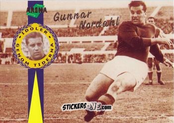 Cromo Gunnar Nordahl - Allsvenskan 1995 n. X18 - Arena