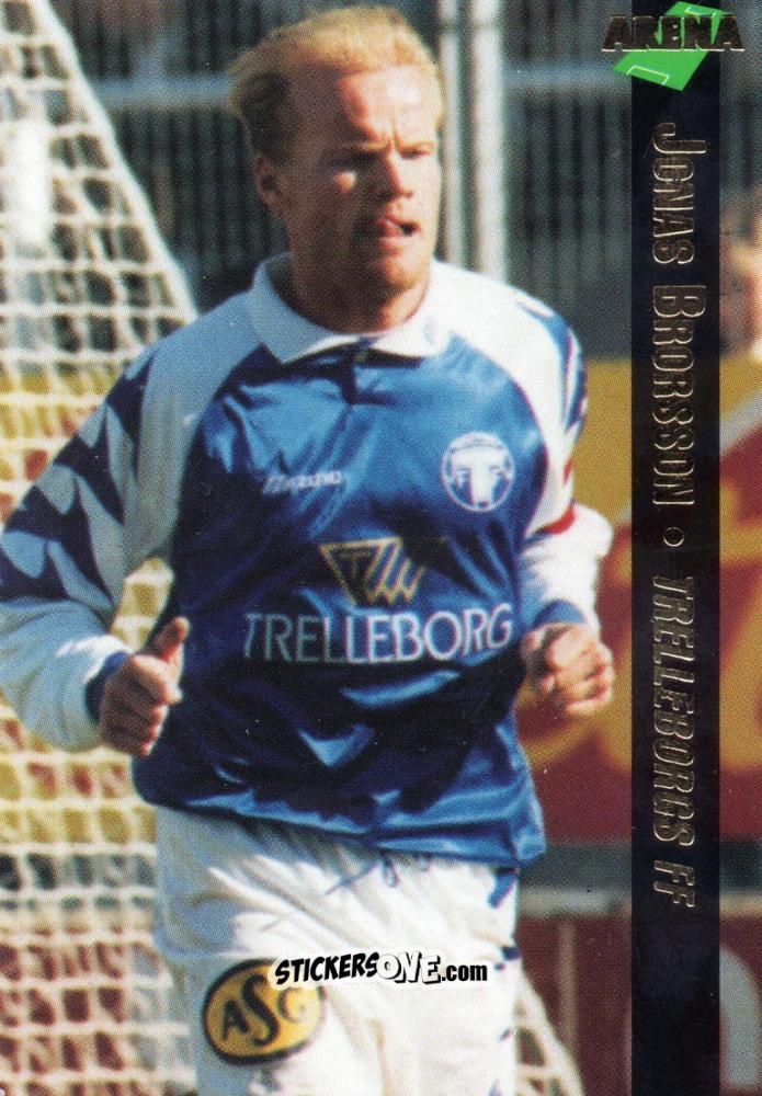 Figurina Jonas Brorsson - Allsvenskan 1995 n. 38 - Arena