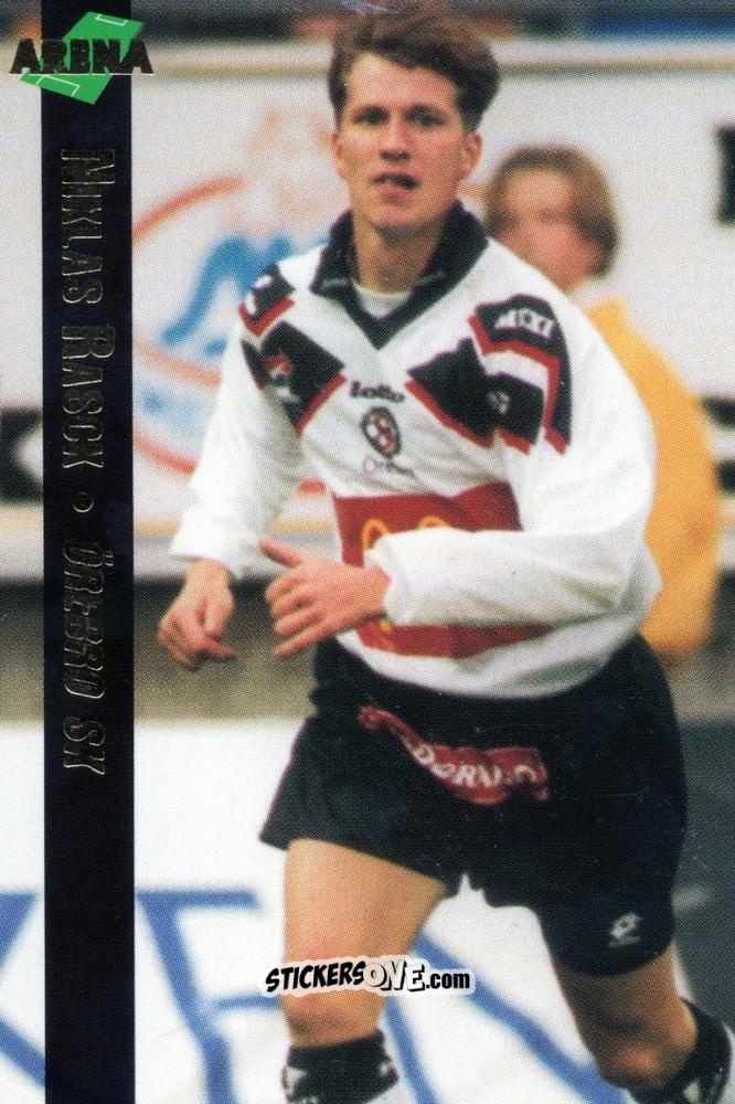 Figurina Niclas Rasck - Allsvenskan 1995 n. 179 - Arena