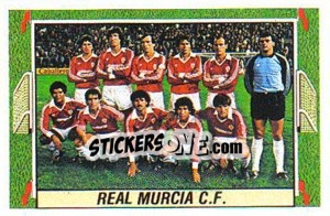 Cromo Real Murcia C.F. - Liga Spagnola 1984-1985
 n. 222 - Colecciones ESTE