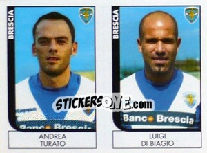 Cromo Turato / Di Biagio  - Calciatori 2005-2006 n. 537 - Panini