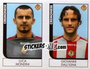 Cromo Mondini / Dall'Igna  - Calciatori 2005-2006 n. 568 - Panini