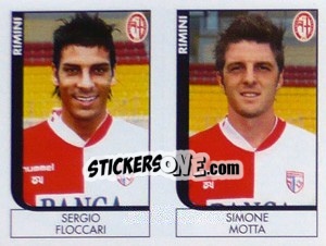 Sticker Floccari / Motta  - Calciatori 2005-2006 n. 625 - Panini