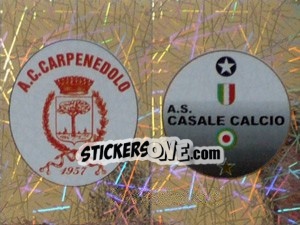 Figurina Scudetto Carpinedolo/Casale (a/b) - Calciatori 2005-2006 n. 723 - Panini