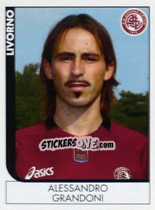 Figurina Alessandro Grandoni - Calciatori 2005-2006 n. 222 - Panini