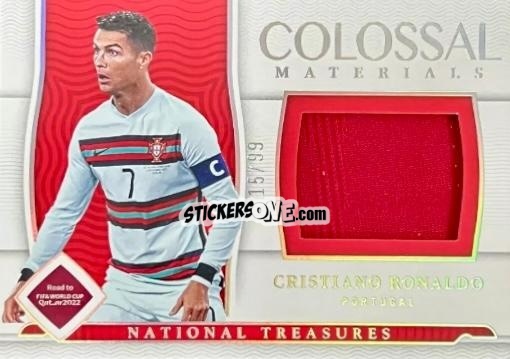 Figurina Cristiano Ronaldo - National Treasures Road to FIFA World Cup 2022 n. CO-CR7 - Panini