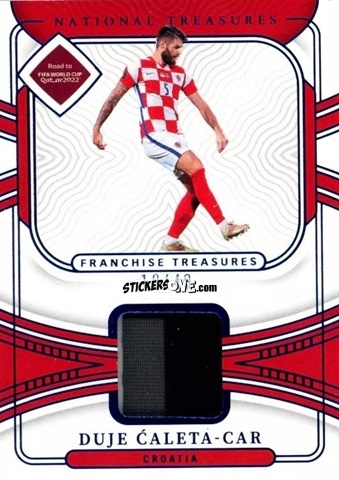 Cromo Duje Caleta-Car - National Treasures Road to FIFA World Cup 2022 n. FT-DCC - Panini