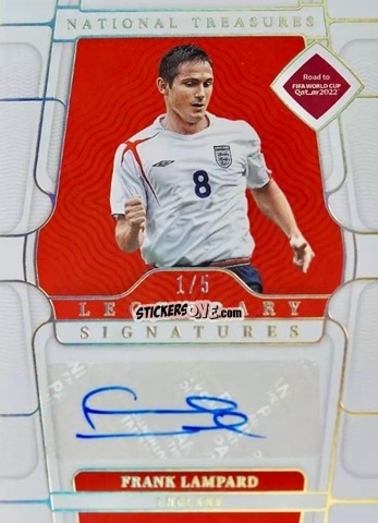 Figurina Frank Lampard - National Treasures Road to FIFA World Cup 2022 n. LS-FL - Panini