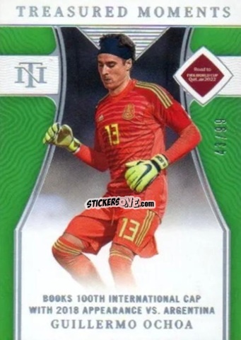 Cromo Guillermo Ochoa - National Treasures Road to FIFA World Cup 2022 n. 177 - Panini