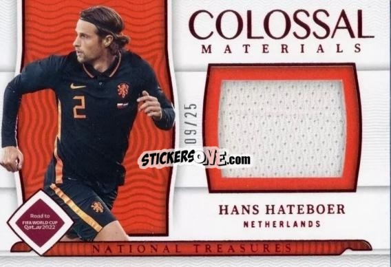 Figurina Hans Hateboer - National Treasures Road to FIFA World Cup 2022 n. CO-HBR - Panini