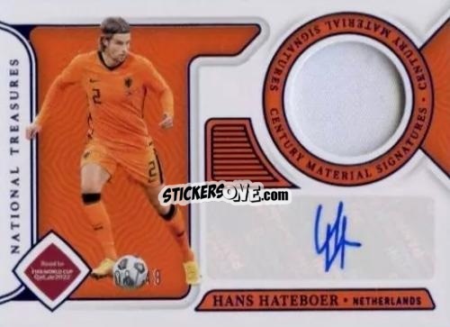 Figurina Hans Hateboer - National Treasures Road to FIFA World Cup 2022 n. CE-HBR - Panini