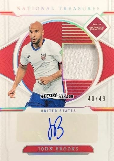 Figurina John Brooks - National Treasures Road to FIFA World Cup 2022 n. MS-JBR - Panini