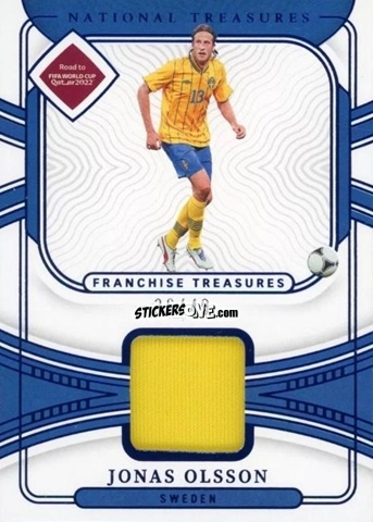 Cromo Jonas Olsson - National Treasures Road to FIFA World Cup 2022 n. FT-JOL - Panini