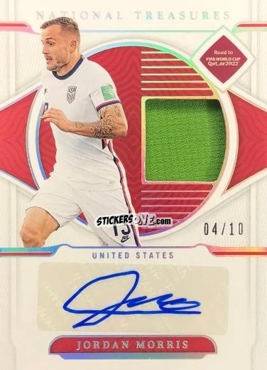 Figurina Jordan Morris - National Treasures Road to FIFA World Cup 2022 n. MS-JMR - Panini