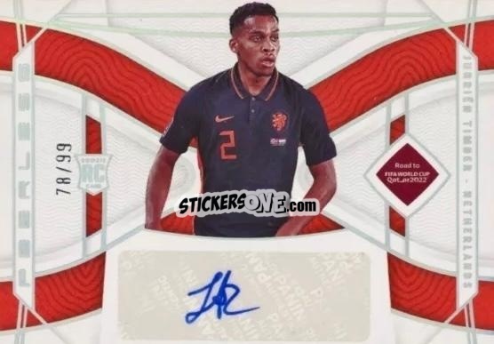 Cromo Jurrien Timber - National Treasures Road to FIFA World Cup 2022 n. PS-JTB - Panini