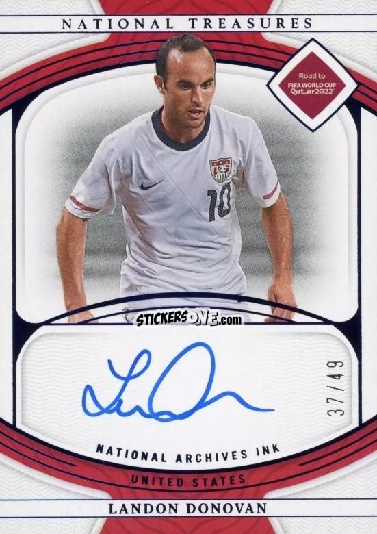 Cromo Landon Donovan - National Treasures Road to FIFA World Cup 2022 n. NI-LD - Panini